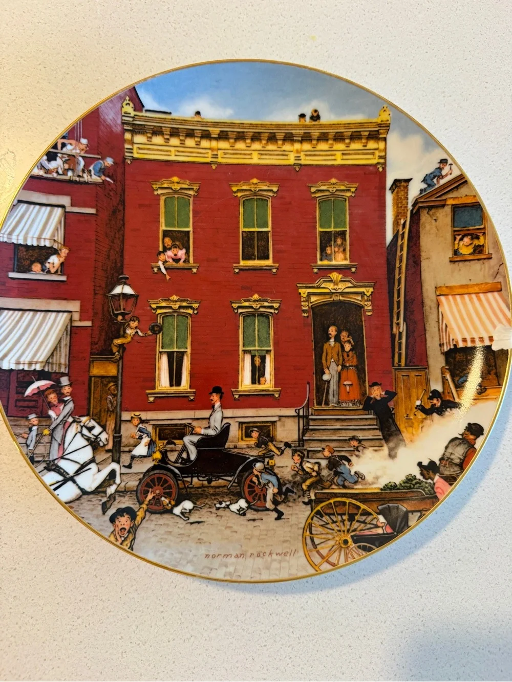 Norman Rockwell “City Pride” Collector Plate — 1985 — No. 534